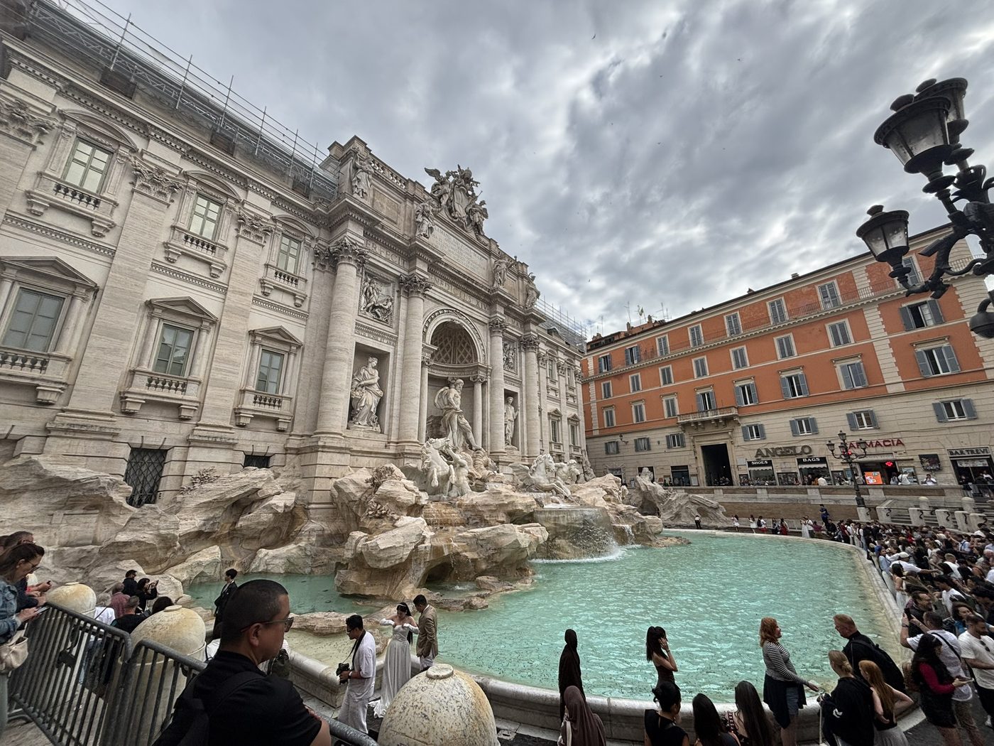 The Trevi Fountain in Rome, Italy